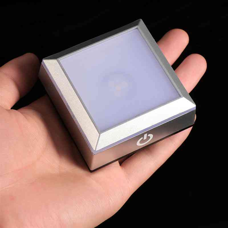 Led lys base firkantet stativ med sensitive