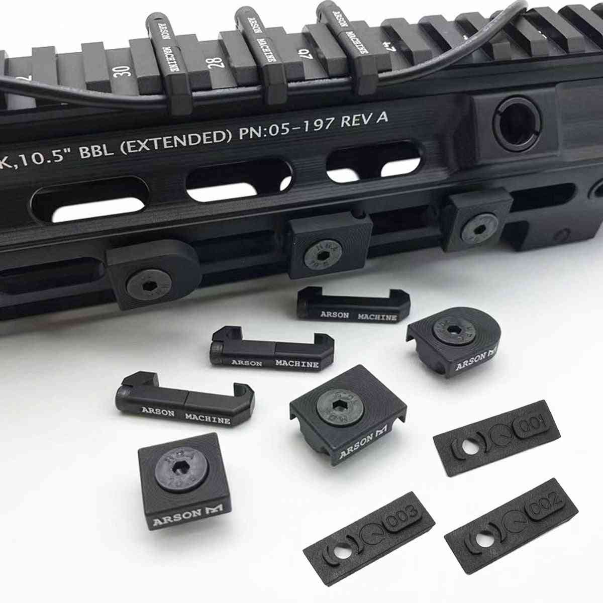 M-lok Keymod Rail Cover Wire Guide System Cable Management