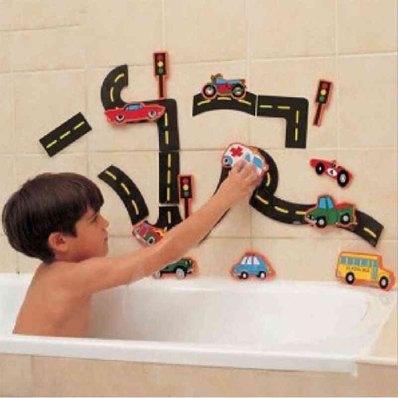 Baby Toys Flexible Road Track Car Sticker Puzzles
