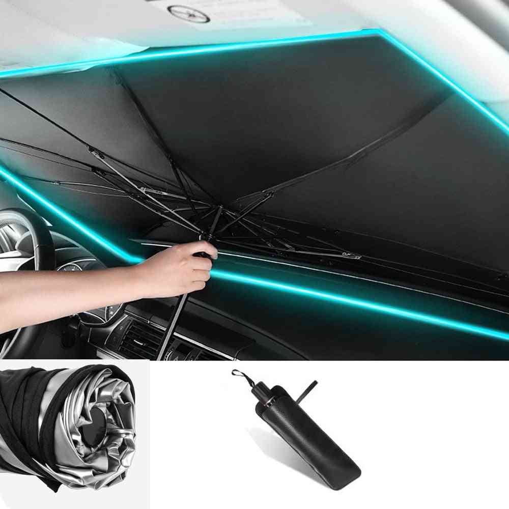 Car Windshield Sun Shade Foldable Umbrella Protection Heat