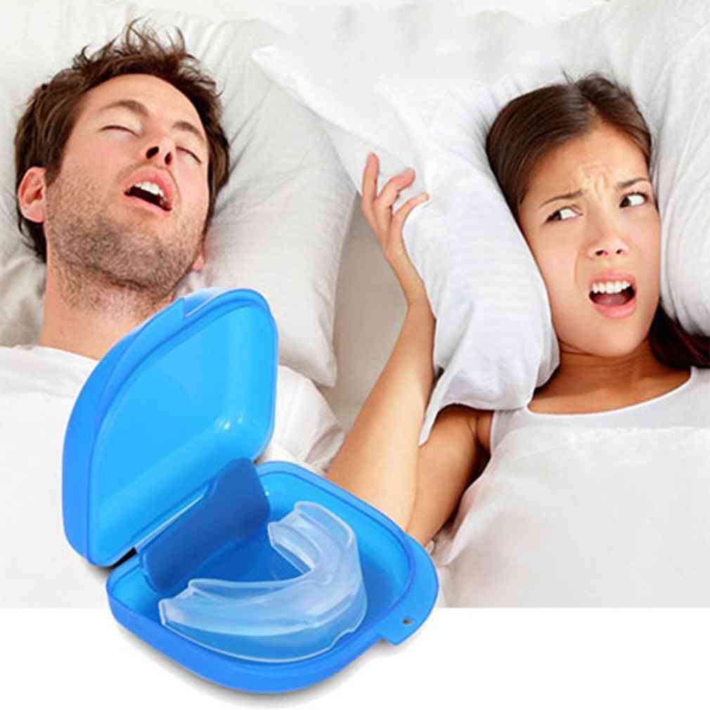 Mouth Guard Stop Teeth Grinding Anti Snoring Bruxism With Case Box