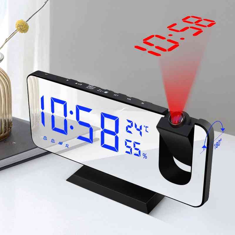 Led Digital Alarm Table Watch Electronic Desktop Clocks