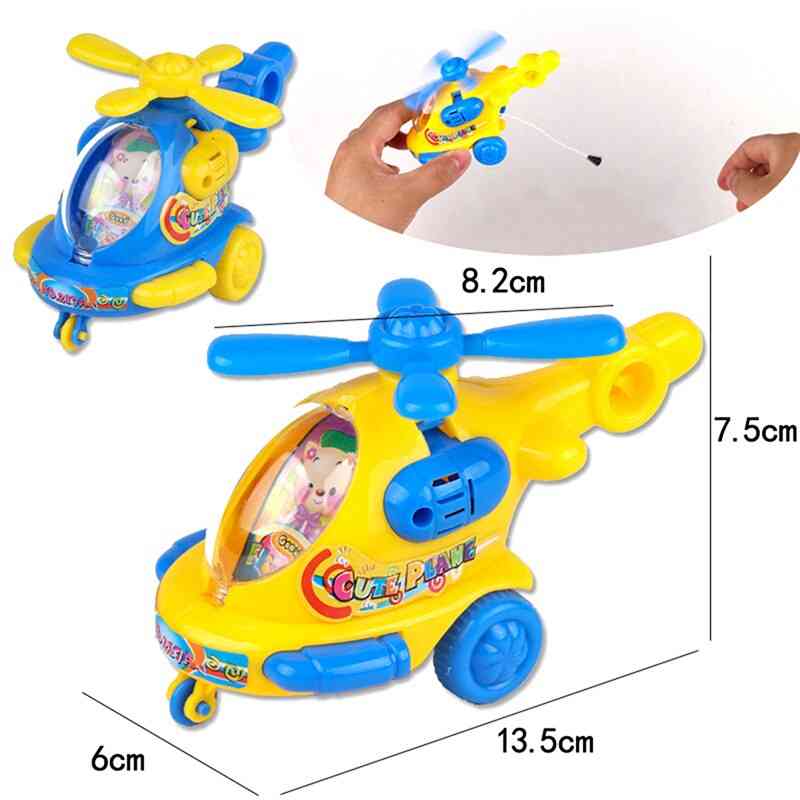 Klassisk baby favorit tecknad helikopter djur avveckla