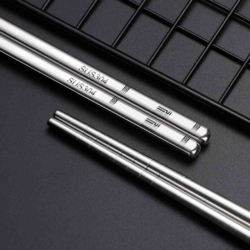 Chopsticks - Non-slip Stylish Healthy Light Weight - Metal Chopstick