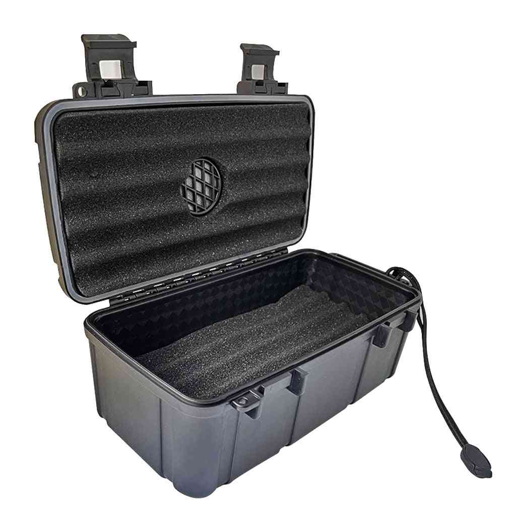 Portable Cigar Travel Humidor Box Waterproof Cigar Case
