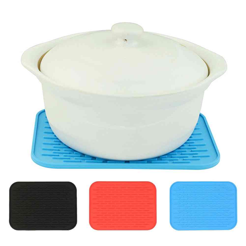 Heat Resistant Anti Bacterial Dish Drying Silicone Mat