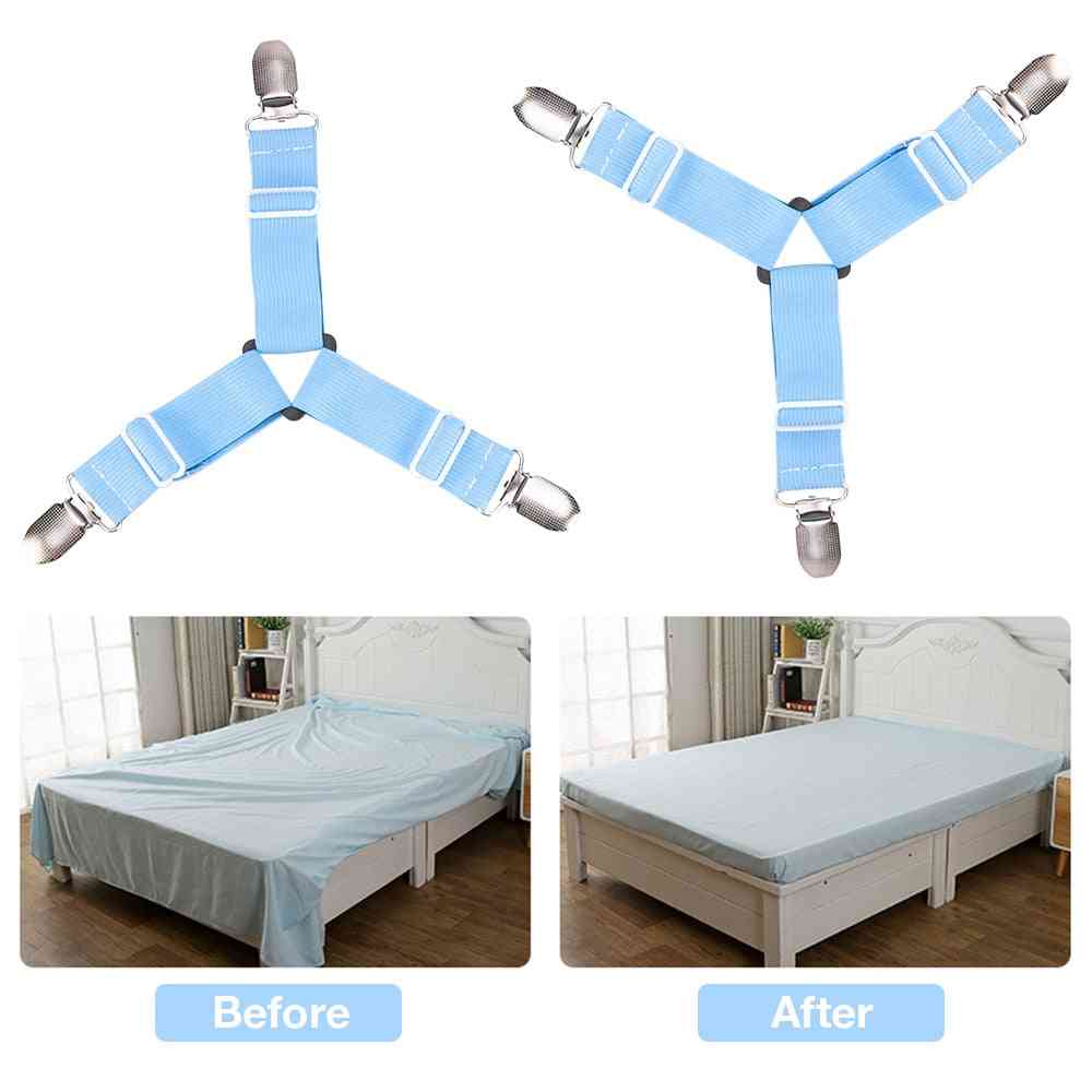 Bed Sheet Fasteners Holder Gadgets For Home Elastic Straps