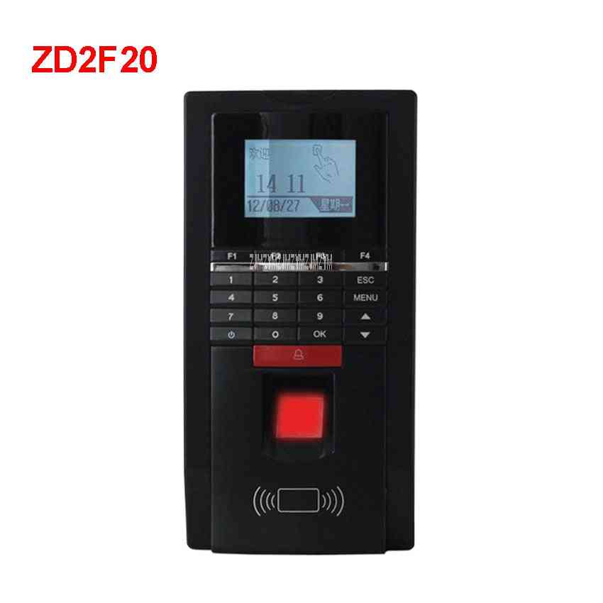 Zd2f20 Fingerprint Attendance Punch Card Machine Fingerprint To Work Fingerprint Machine Sign Machine Punch Card Machine 12v
