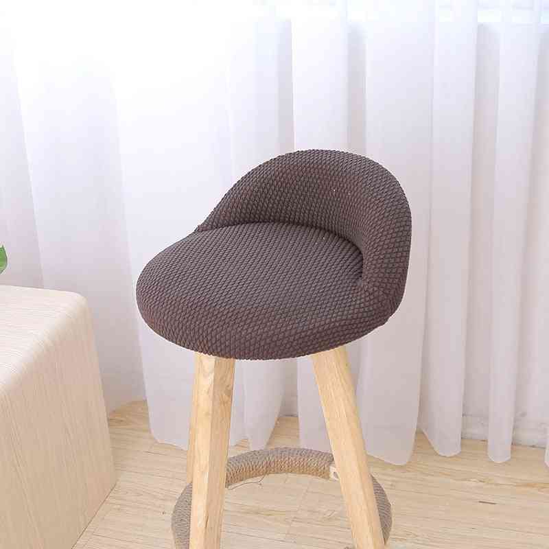 Non-slip Hotel Bar Chair Cover Restaurant Cotton Fabric Stretch Chair