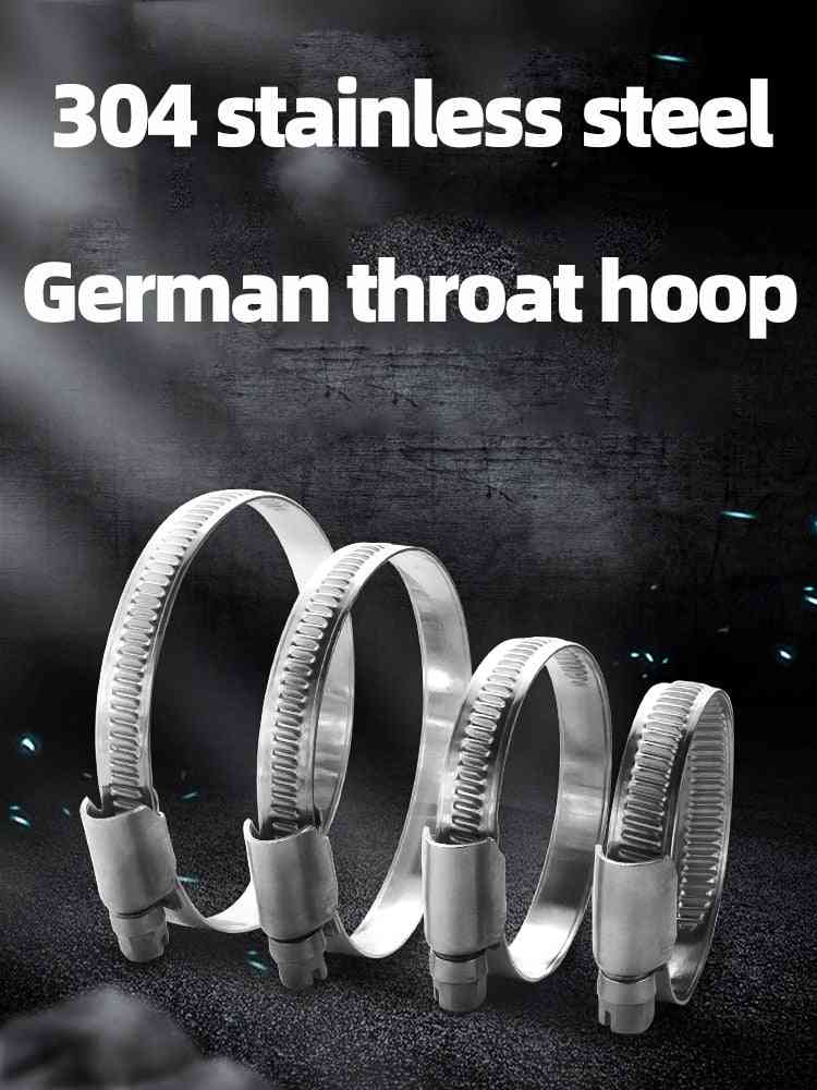 Stainless Steel German Style Pipe Clamp Hose Clips