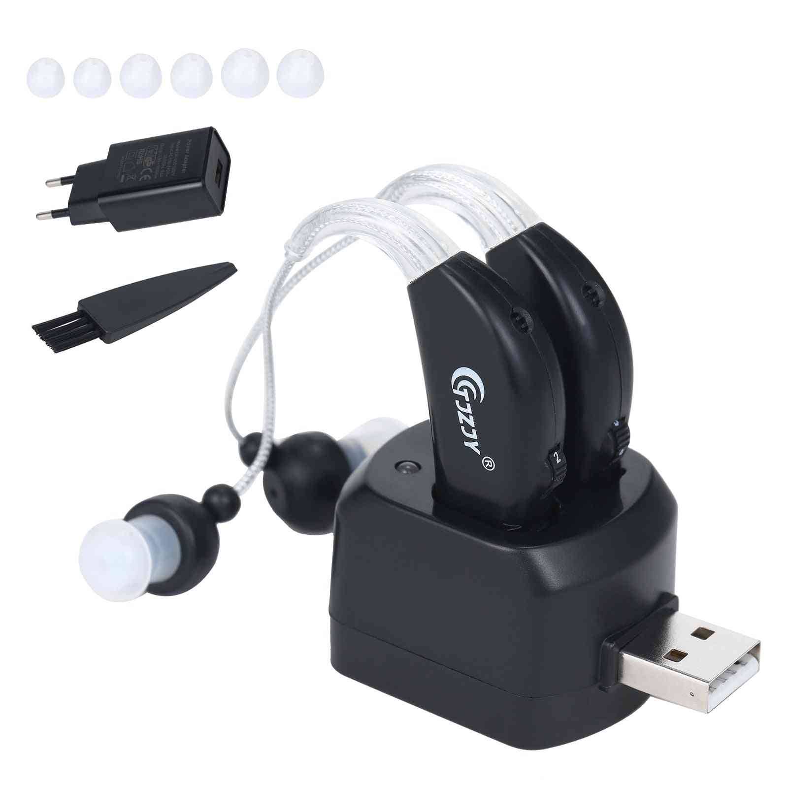 Hearing Aids - Sound Amplifier - Rechargeable For Seniors