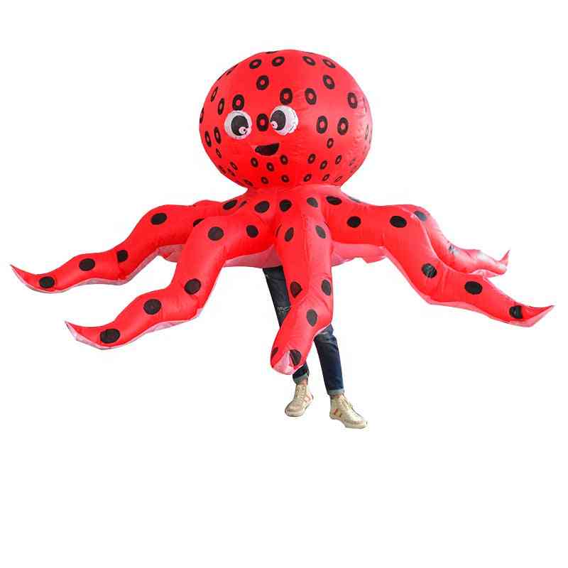 Inflatable Adult Octopus Costume; Unisex