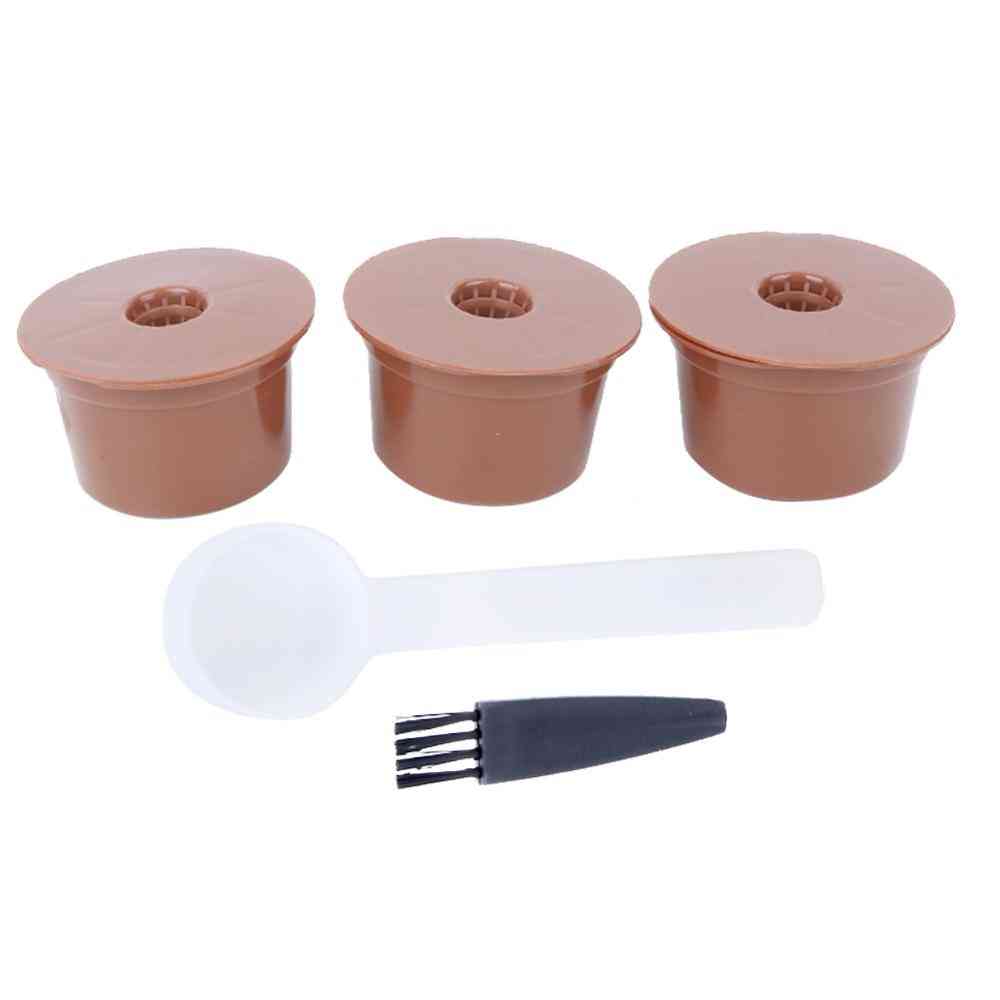 Reusable Refillable Coffee Capsule Filter Cup Replacement Accessories