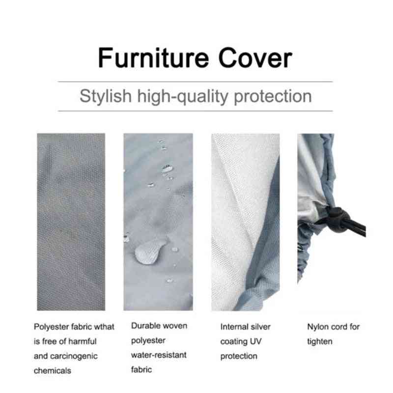 Rattan Table And Chair Sofa Waterproof Rain Cover