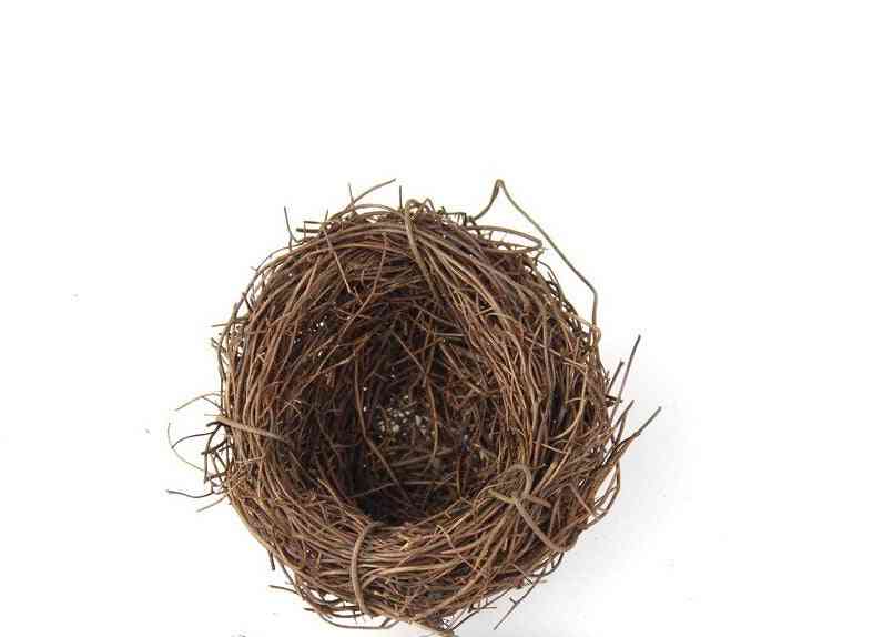 Natural Handmade Straw Bird Nest, Pigeon House Parrot Nest