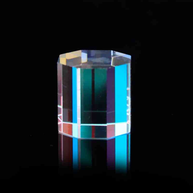 20 mm regnbågsprisma optiskt glas