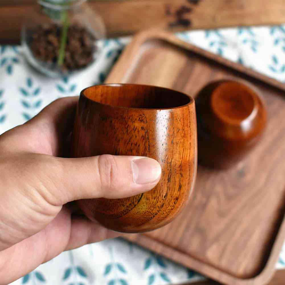 Natural Jujube Wooden Cup Classic High End High Quality Belly Household
