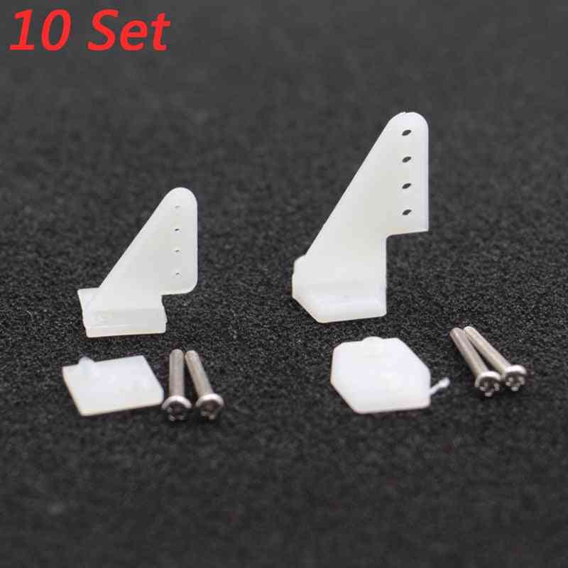 4-hole Triangular Rudder Angle With Screws Suitable For Light Wood Aircraft