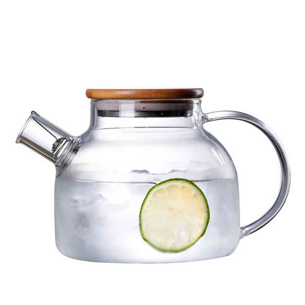 Big Transparent Borosilicate Glass Teapot/ Puer Kettle