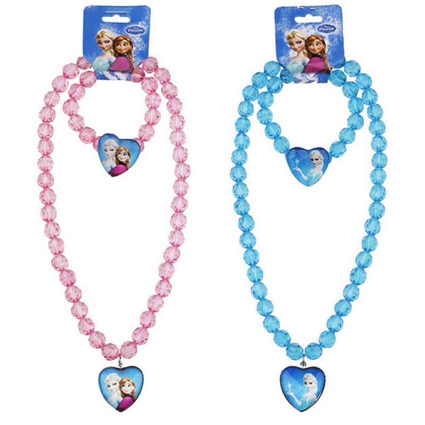 Disney Frozen 2 Princess Bracelet Necklace Cartoon Anime