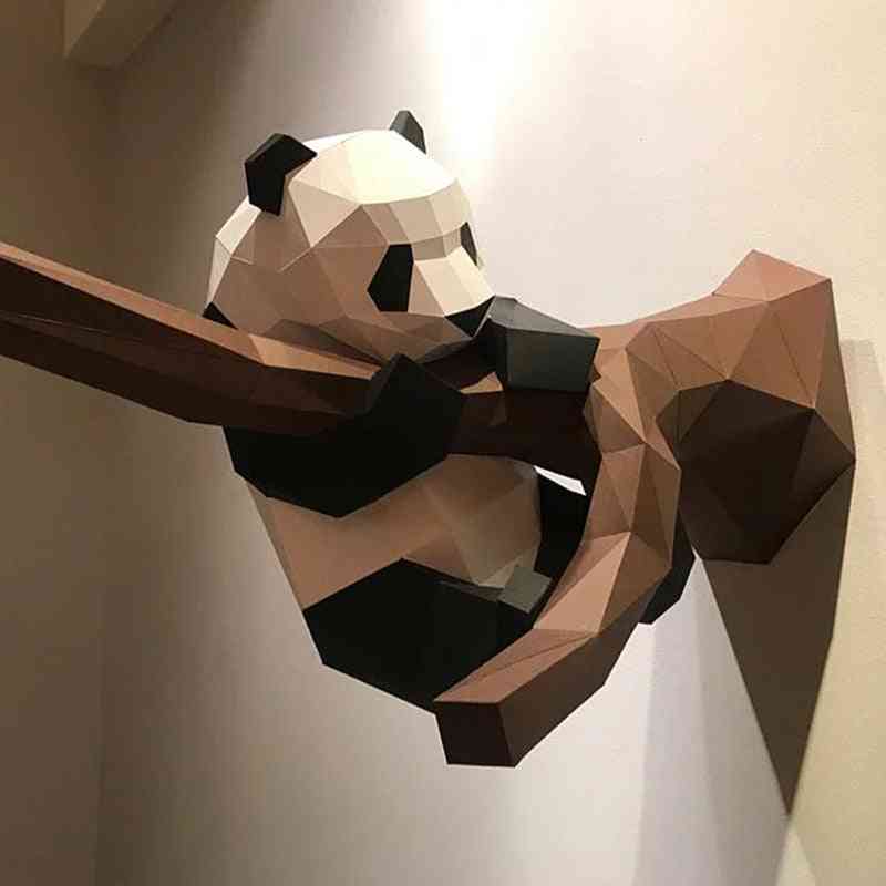 3d Diy Panda Paper Model