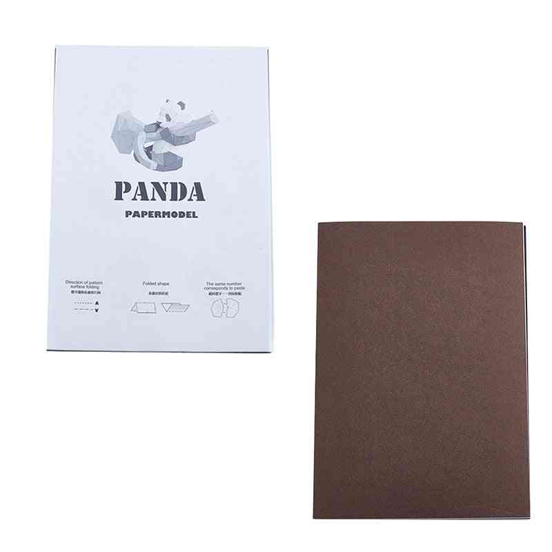 3d DIY Panda pappersmodell