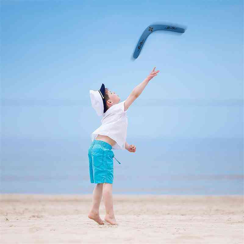 Throwback V Shaped Boomerang Flying Disc Throw Catch Outdoor Game