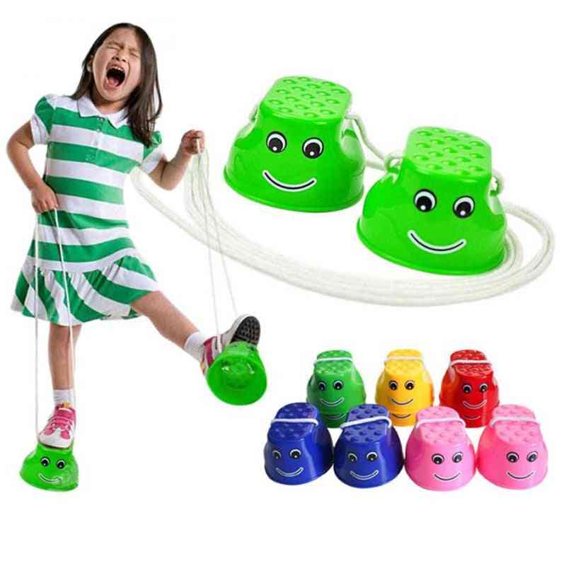 Children Outdoor Plastic Jumping Stilts Shoes Fun Sport Toy