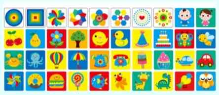 Montessori baby, flashcards tidig utbildning