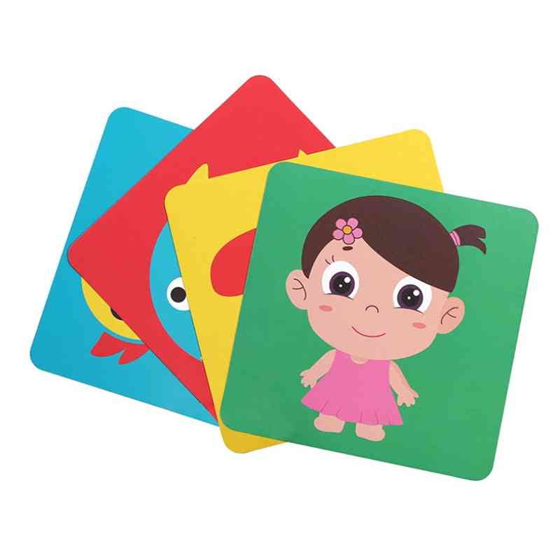 Montessori baby, flashcards tidig utbildning
