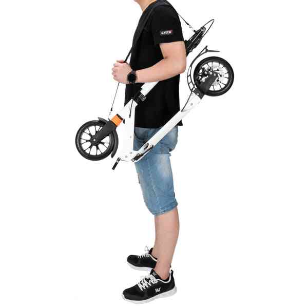3 Height Adjustable Easy Folding Double Shock Absorber Scooter
