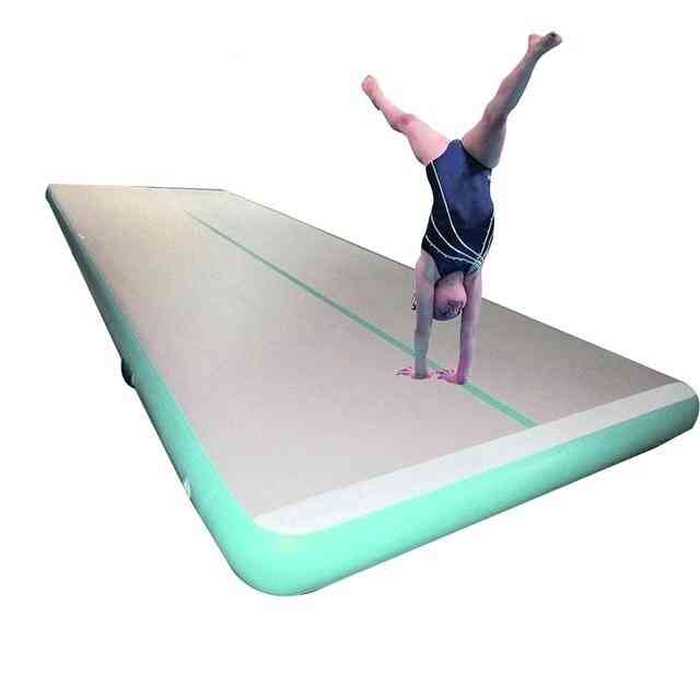 Gratis fragt 5m oppustelig billig gymnastik madras gym tumbling airtrack gulv tumbling air track til salg
