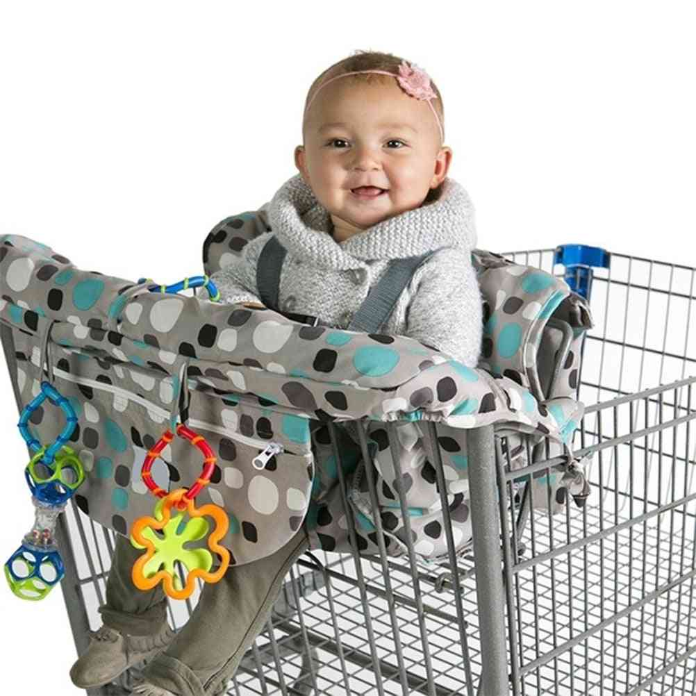 Foldable Multi-function Baby Shopping Cart Cover Cushion Infant Trolley Chair Seat Mat Seat Cover Protector Foldable Cushion #20