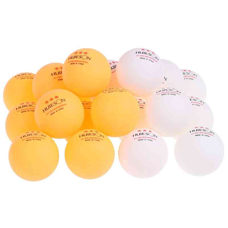 Abs plast pingisbollar för bordtennisträning