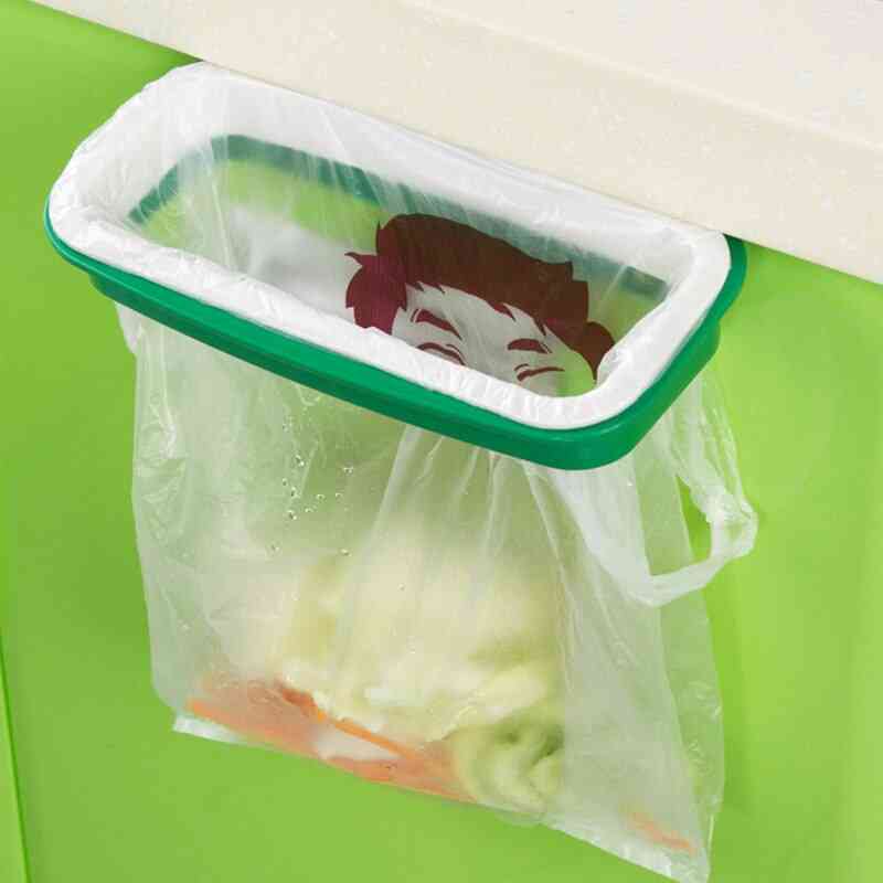 Garbage Bag Stand Litter Bag Holder Kitchen Cupboard Drawer