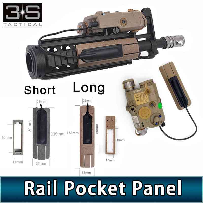 Tactical Softair Picatinny Rail Td Scar Pocket Panel And Td Battle Rail Cover With Pocket Tactical An Peq 15 Switch