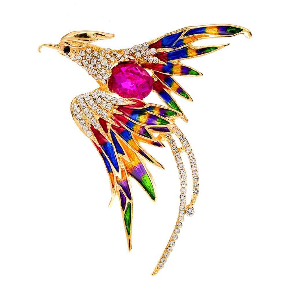 New Enamel Colorful Bird Brooches Pin
