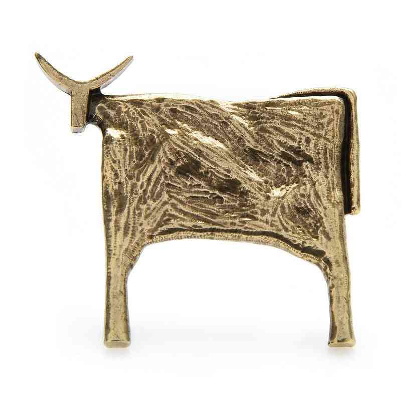 Vintage Cattle Brooches