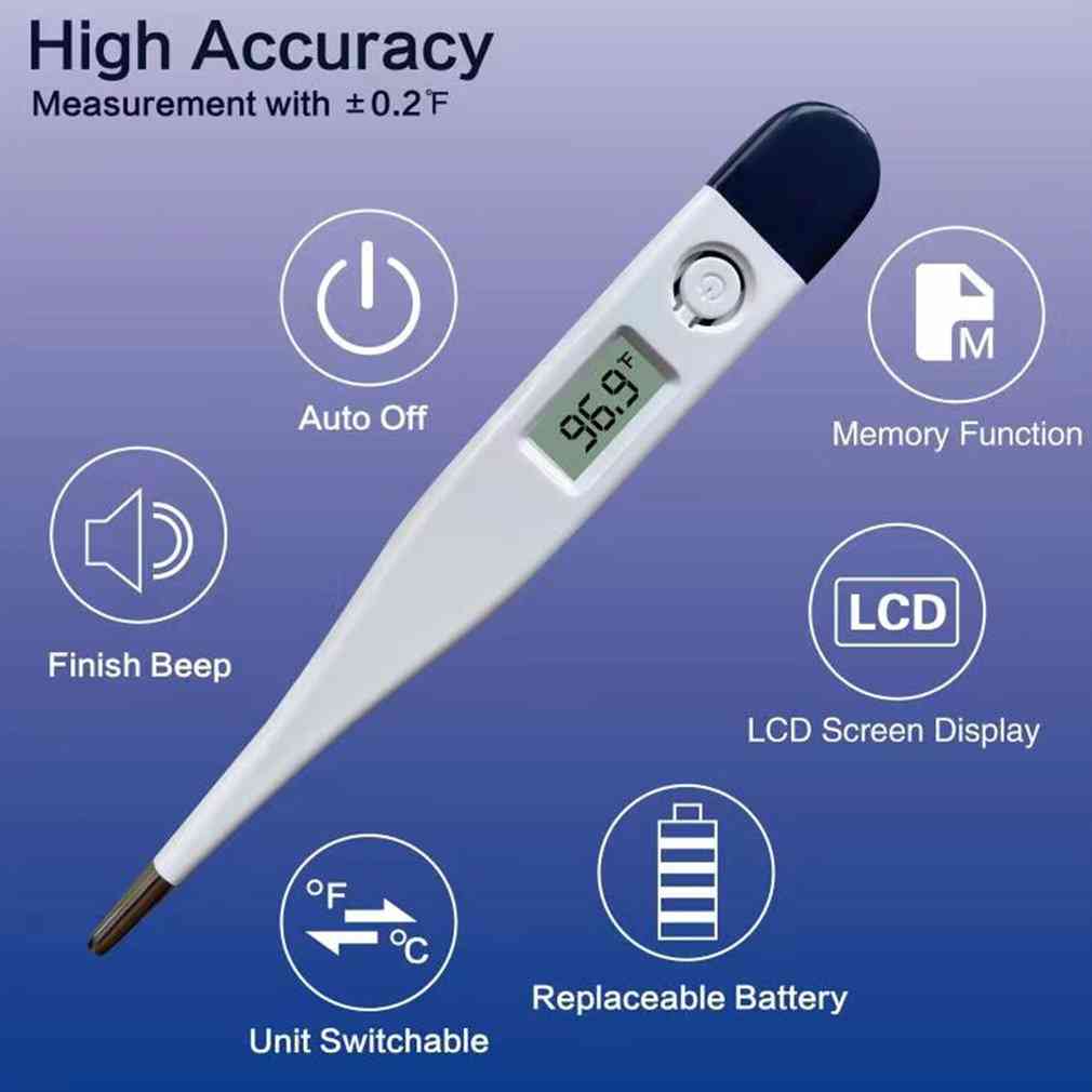 Medical Thermometer Oral Armpit Thermometer Digital Display
