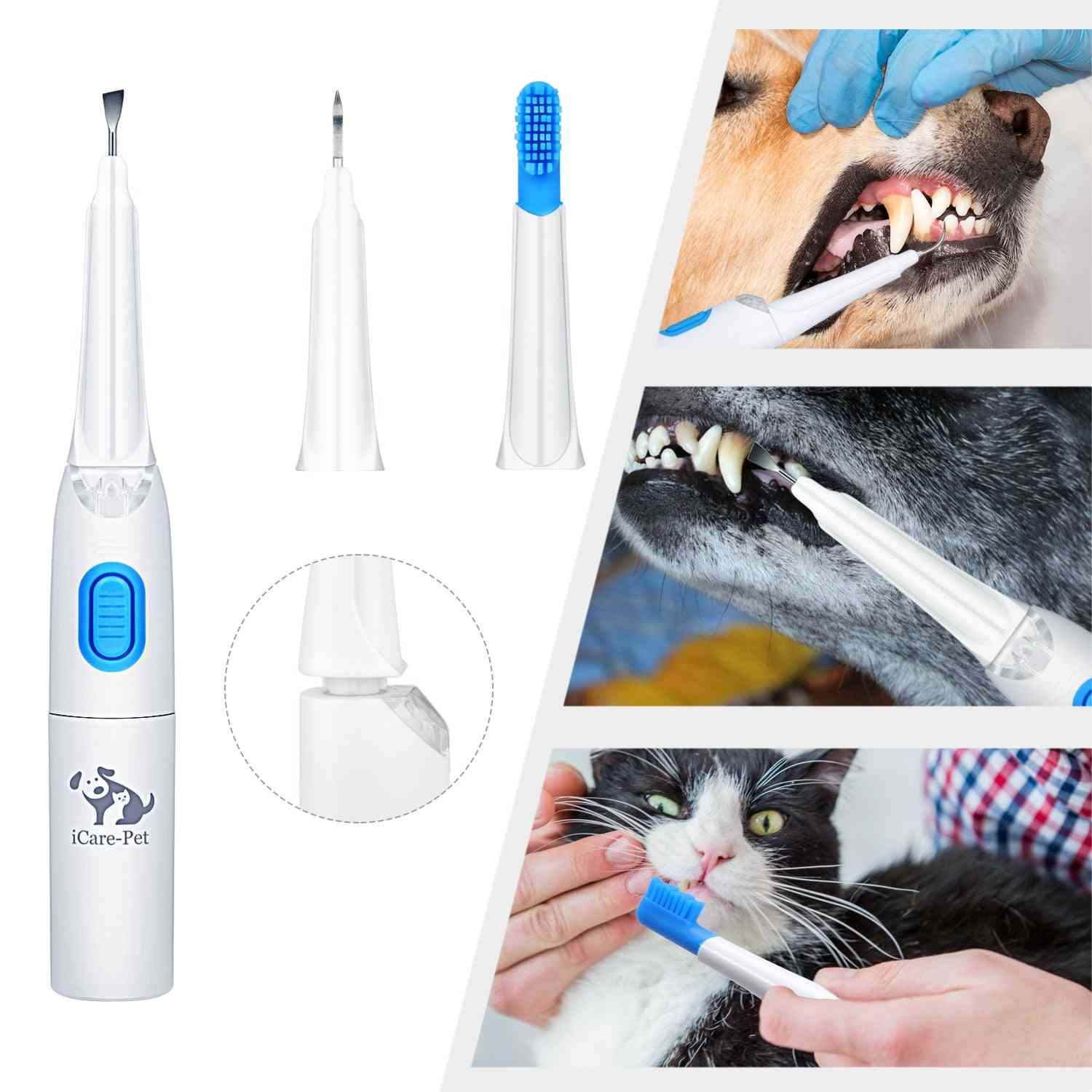 Ultrasonic Dental Calculus Remover Toothbrush For Pets