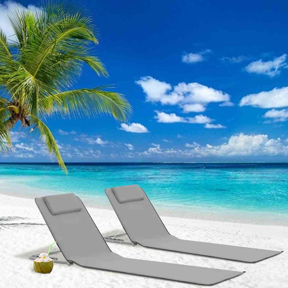 Foldable Sun Lounger Beach Chair