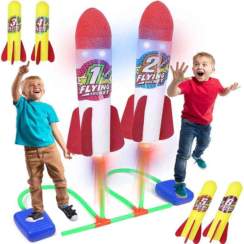 Kids Air Pressed Stomp Rocket Pedal Games