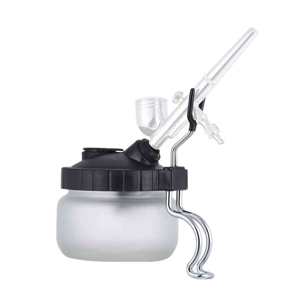 Airbrush Cleaning Pot Spray Gun Cleaner Glass Air Brush