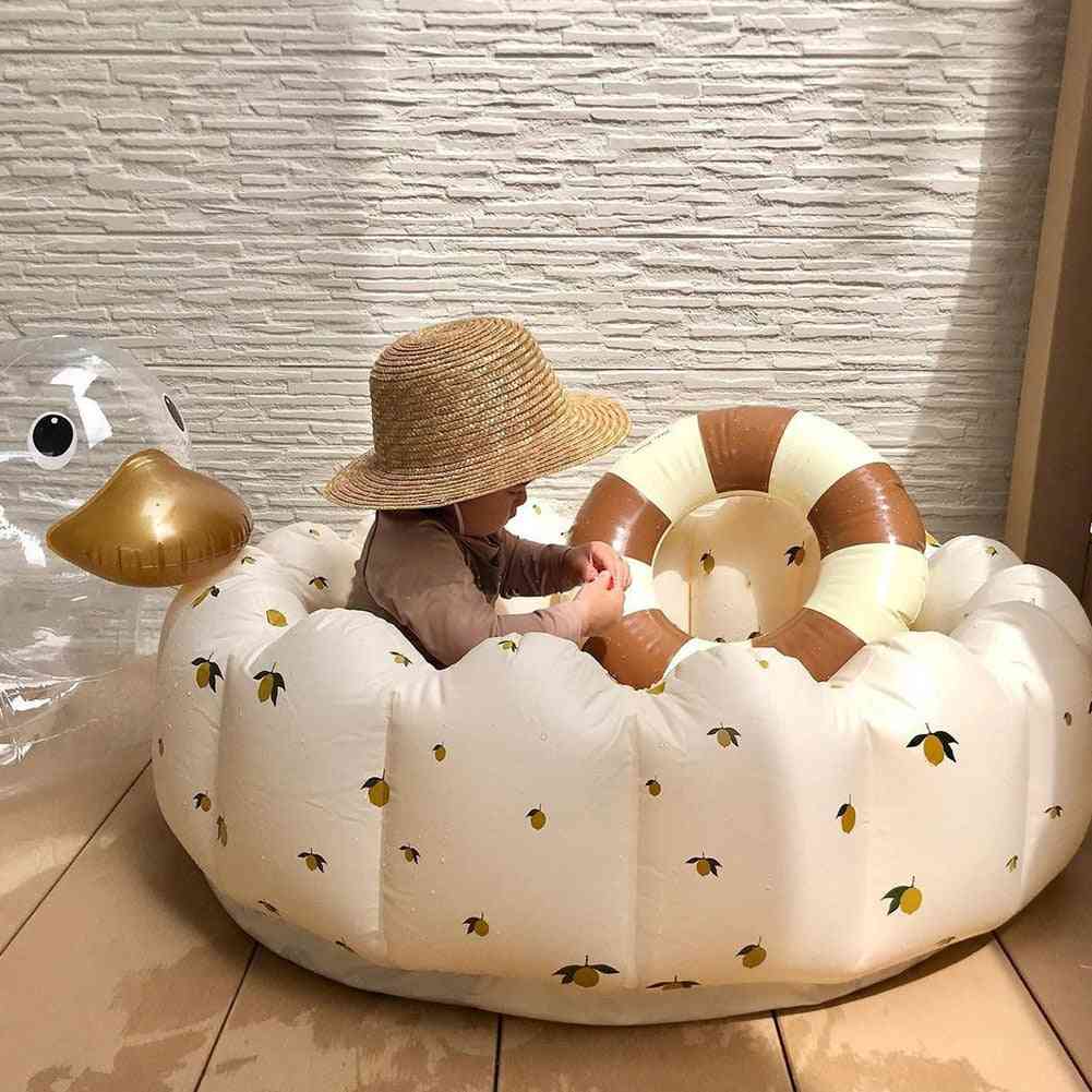 Soft Pvc Round  Inflatable Baby Swimming Pool