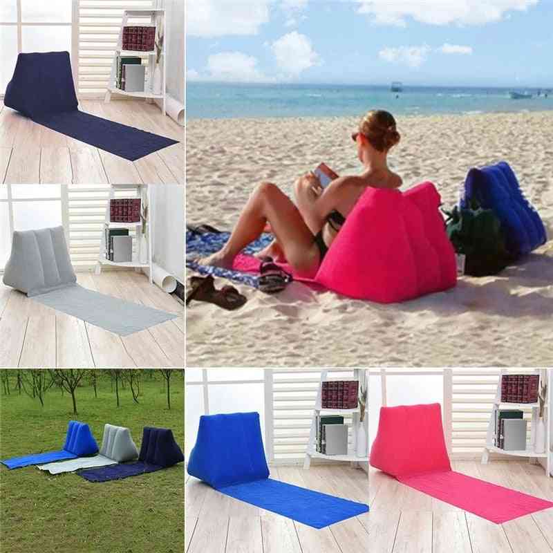 Inflatable Lounger Air Soft Beach Mat