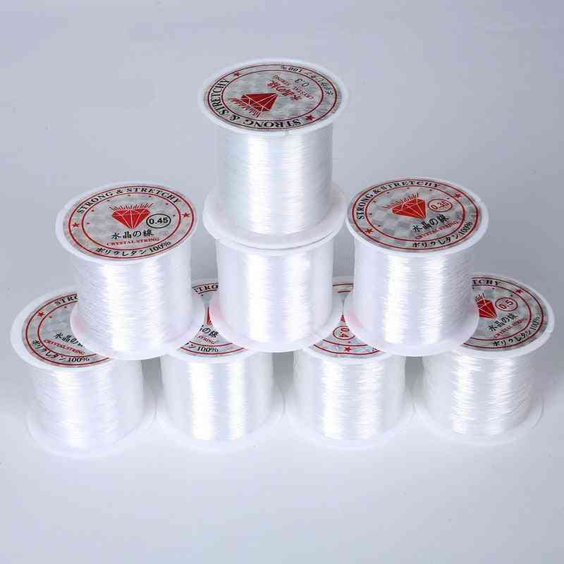 Roll Fish Line Wire Clear Non-stretch Strong Nylon String