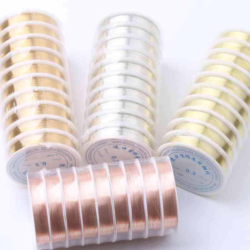 Silver Gold Plating Color Soft Copper Wire For Diy Earring
