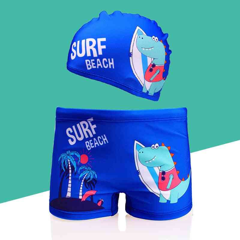 Cartoon Swimwear Trunk Beach Short For Toddler