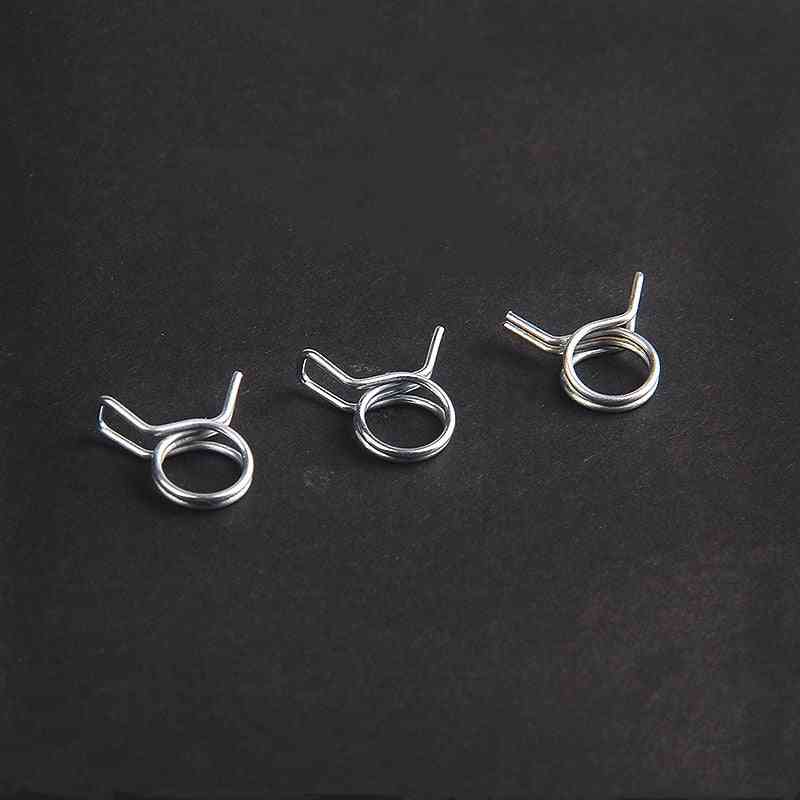Fuel Line Hose Tubing Spring Clips Clamps  For Motorcycle