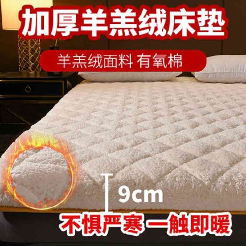 Tyk lammefløjl stof gulv tatami madrasser studerende sovesal sammenfoldelige måtter